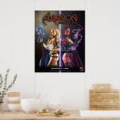 Alganon Legend Vrouw Poster (Keuken)