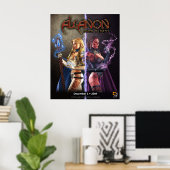 Alganon Legend Vrouw Poster (Thuiskantoor)