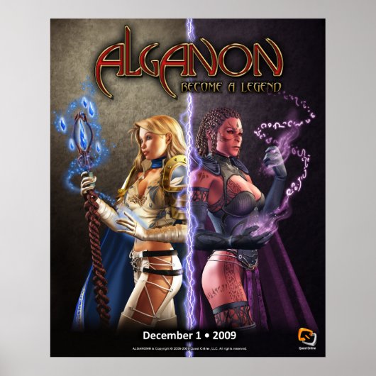 Alganon Legend Vrouw Poster (Voorkant)