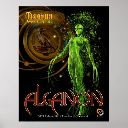 Alganon Triasha Deity Poster (Voorkant)