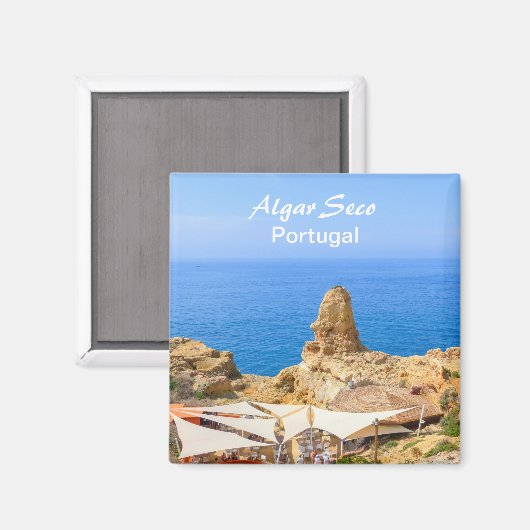 Algarve Algar Seco Souvenir Magnet (Voorkant / Achterkant)
