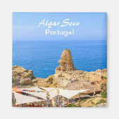 Algarve Algar Seco Souvenir Magnet (Voorkant)