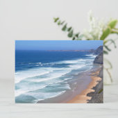 Algarve Beach, Portugal Kaart (Staand voorkant)