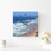 Algarve Beach, Portugal Vierkante Klok (Huis)