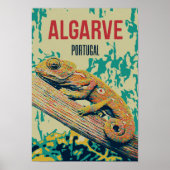 Algarve Chameleon afbeelding Portugal  Poster (Voorkant)