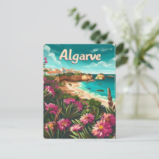 Algarve Coast Briefkaart (Staand voorkant)