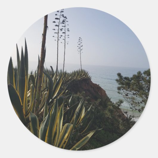 Algarve Coast Ronde Sticker (Voorkant)