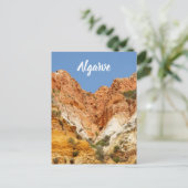 Algarve Falesia Rocks in Portugal Briefkaart (Staand voorkant)