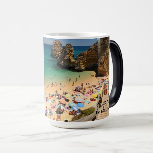 Algarve - Het echte Portugal Magische Mok (Voorkant rechts)