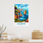 Algarve Nationale Poster Reispark Ski Vintage (Keuken)