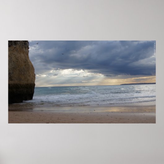 Algarve – Portugal – Beach – Strand – Sea – Meer Poster (Voorkant)