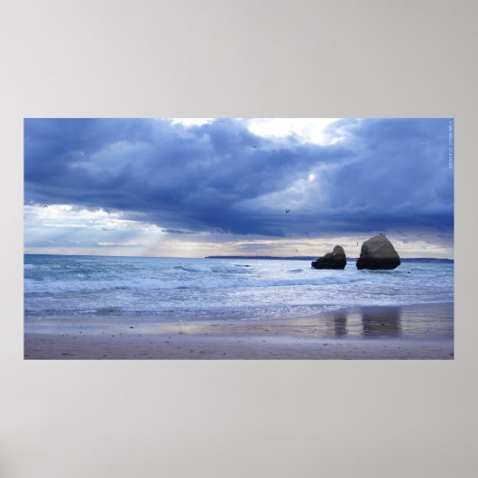 Algarve – Portugal – Beach – Strand – Sea – Meer Poster (Voorkant)