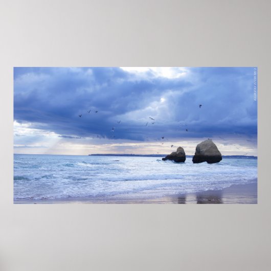 Algarve – Portugal – Beach – Strand – Sea – Meer Poster (Voorkant)
