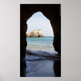 Algarve - Portugal - Beach - Strand - Zee - Meer Poster