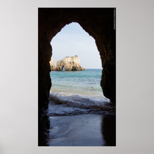 Algarve - Portugal - Beach - Strand - Zee - Meer Poster (Voorkant)