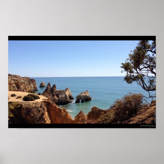 Algarve - Portugal - Beach - Strand - Zee - Meer Poster (Voorkant)