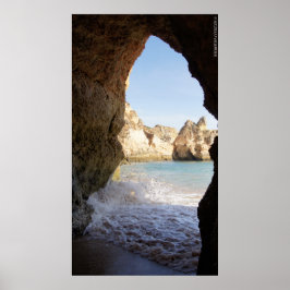 Algarve - Portugal - Beach - Strand - Zee - Meer Poster