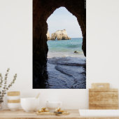 Algarve - Portugal - Beach - Strand - Zee - Meer Poster (Keuken)