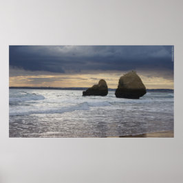 Algarve - Portugal - Beach - Strand - Zee - Meer Poster