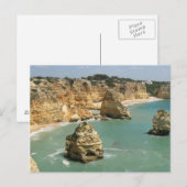 Algarve, Portugal, het strand van Benagil en kliff Briefkaart (Voorkant / Achterkant)