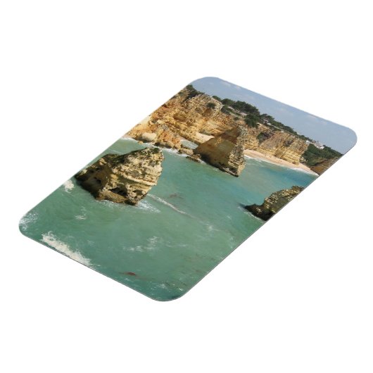 Algarve, Portugal, het strand van Benagil en kliff Magneet (Linkerzijde)