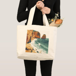 Algarve, Portugal: iconische bestemmingen Grote Tote Bag
