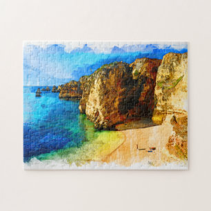 Algarve Portugal Jigzaag Puzzle Legpuzzel