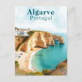 Algarve Portugal  kustreizen Briefkaart (Voorkant)