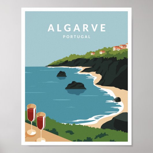 Algarve Portugal Poster (Voorkant)