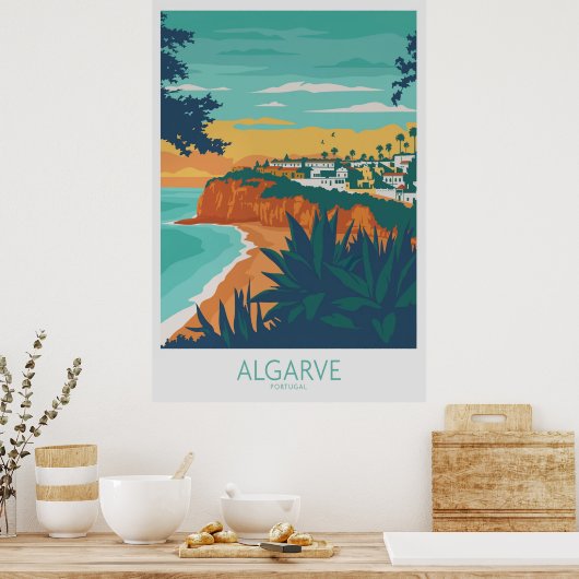 Algarve, Portugal Poster (Keuken)
