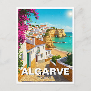 Algarve Portugal Reizen Briefkaart