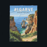 Algarve Portugal Reizen Kunst Vintage Fleece Deken<br><div class="desc">Het ontwerp van de vectorkunst van Algarve. De Algarve,  het zuidelijkste gebied van Portugal,  staat bekend om zijn Atlantische stranden en golfterreinen.</div>