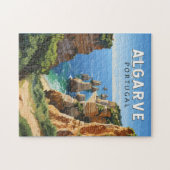 Algarve Portugal Reizen Kunst Vintage Legpuzzel (Horizontaal)