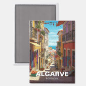 Algarve Portugal Reizen Magneet (Voorkant / Achterkant)