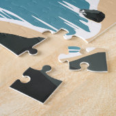 Algarve Portugal Retro Travel Art  Legpuzzel (Zijkant)