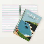 Algarve Portugal Retro Travel Art  Notitieboek (Binnen)