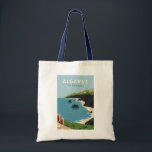 Algarve Portugal Retro Travel Art  Tote Bag<br><div class="desc">Het ontwerp van de vectorkunst van Algarve. De Algarve,  het zuidelijkste gebied van Portugal,  staat bekend om zijn Atlantische stranden en golfterreinen.</div>