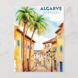 Algarve Portugal Schilderachtig Briefkaart – Kustr