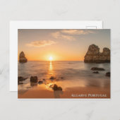 Algarve Portugal Sunset Briefkaart (Voorkant / Achterkant)
