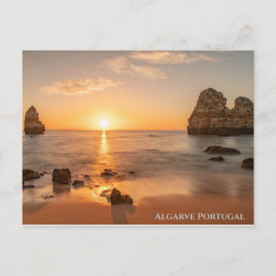 Algarve Portugal Sunset Briefkaart