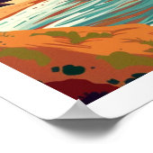 Algarve, Portugal Surf Vintage Poster (Hoek)