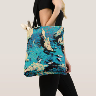 Algarve Portugal vintage Tote Bag