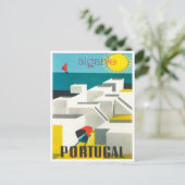 Algarve, Portugal Vintage Travel Briefkaart (Staand voorkant)