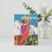 Algarve, Portugal Vintage Travel Briefkaart (Staand voorkant)