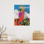 Algarve, Portugal Vintage Travel Poster (Keuken)