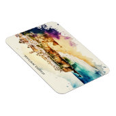 Algarve Portugal Waterverf Reizen Magneet (Rechterzijde)