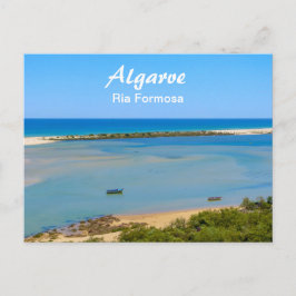 Algarve Ria Formosa Zeegezicht in Portugal Briefkaart
