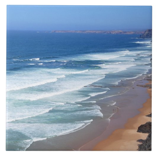 Algarve-strand, Portugal  Tegeltje (Voorkant)