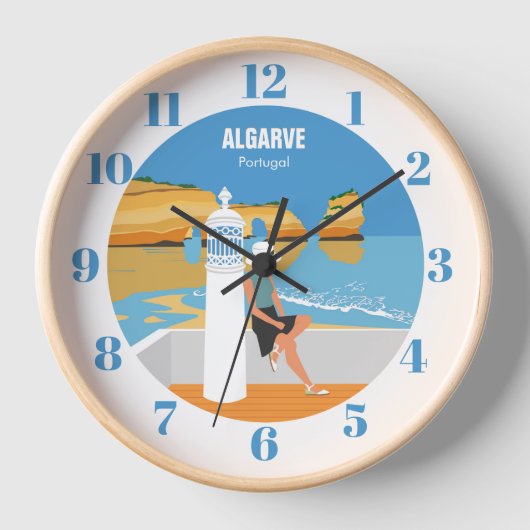 Algarve strandmeisje op  manier (Voorkant)