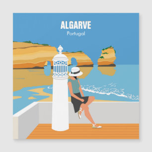 Algarve strandmeisje op  manier